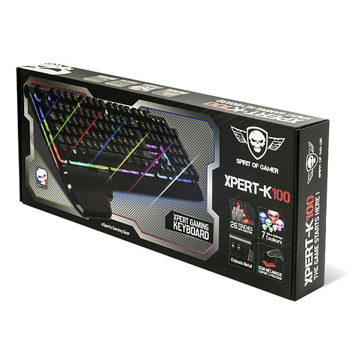 Spirit of Gamer Xpert-K100 Noir pas cher