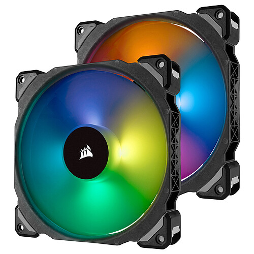 Corsair Air Series ML 140 Pro LED RGB Twin Pack pas cher