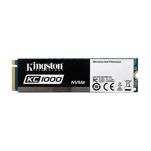 Kingston KC1000 M.2 PCIe NVMe 240 Go pas cher