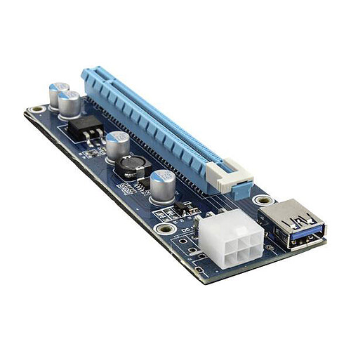 Kolink kit riser PCI-Express 1x vers 16x (PCI-E 6 Broches) pas cher