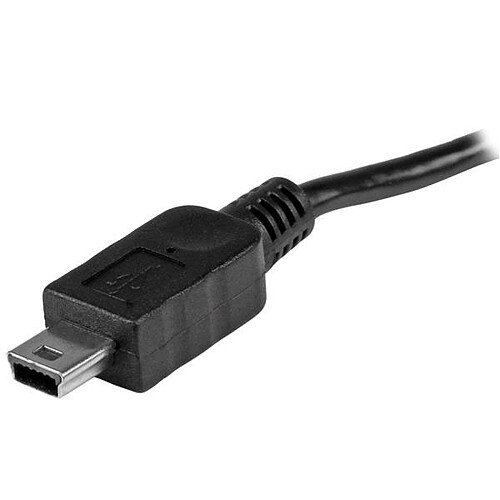 StarTech.com Câble OTG micro USB vers mini USB - M/M - 20 cm - Noir pas cher