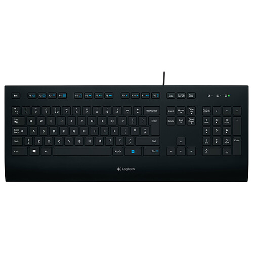 Logitech Corded Keyboard K280e pas cher