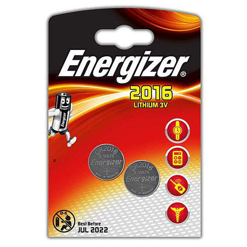 Energizer CR2016 Lithium 3V pas cher