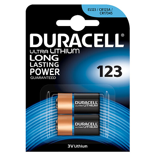 Duracell Ultra 123 Lithium 3V (par 2) pas cher