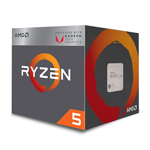 AMD Ryzen 5 2400G Wraith Stealth Edition (3.6 GHz) avec mise à jour BIOS pas cher
