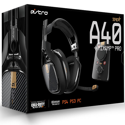 Astro A40 TR + MixAmp Pro TR Noir (PC/Mac/PlayStation 4/Switch) pas cher