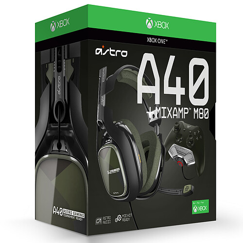 Astro A40 TR + MixAmp M80 TR Noir (PC/Mac/Xbox One) pas cher