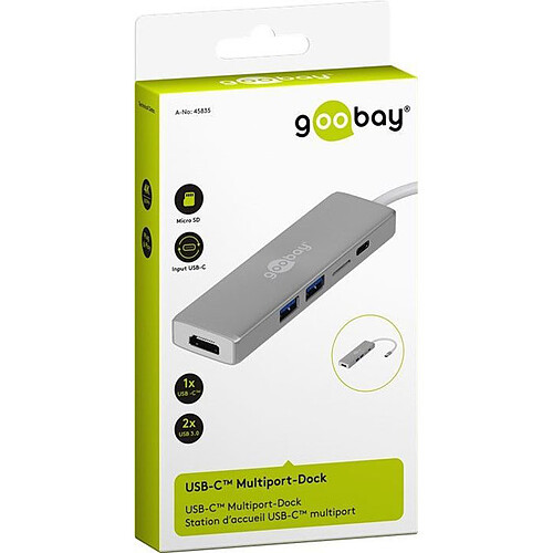 Goobay USB-C Multiport-Dock pas cher