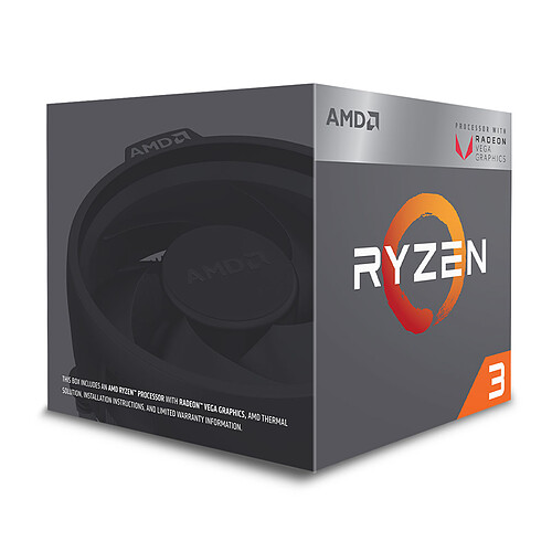 AMD Ryzen 3 2200G Wraith Stealth Edition (3.5 GHz) avec mise à jour BIOS pas cher