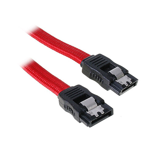 BitFenix Alchemy Red - Câble SATA gainé 75 cm (coloris rouge) pas cher