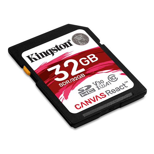 Kingston Canvas React SDR/32GB pas cher
