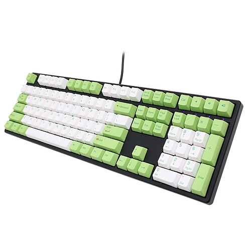 Ducky Channel One (coloris vert - Cherry MX Speed Silver) pas cher
