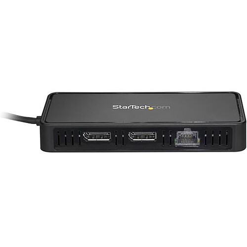 StarTech.com Station d'accueil USB 3.0 double affichage DisplayPort 4K 60Hz pour PC portable pas cher