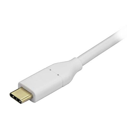 StarTech.com Adaptateur USB-C vers mini DisplayPort 4K 60 Hz - compatible Thunderbolt 3 - Blanc pas cher
