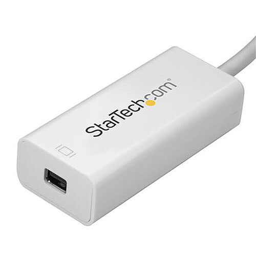 StarTech.com Adaptateur USB-C vers mini DisplayPort 4K 60 Hz - compatible Thunderbolt 3 - Blanc pas cher