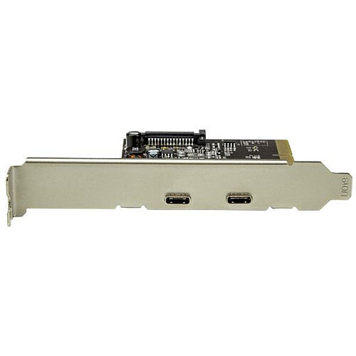 StarTech.com Carte contrôleur PCI-E 4x - 2 ports USB 3.1 Type C pas cher
