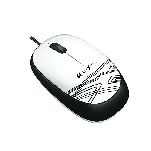 Logitech Corded Mouse M105 (Blanc) pas cher