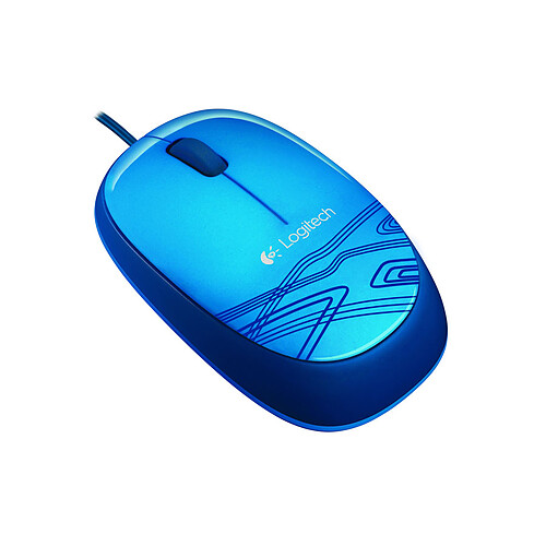 Logitech Corded Mouse M105 (Bleu) pas cher