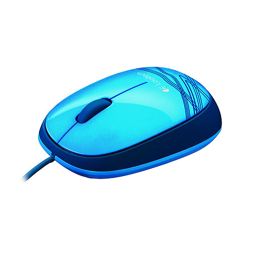 Logitech Corded Mouse M105 (Bleu) pas cher