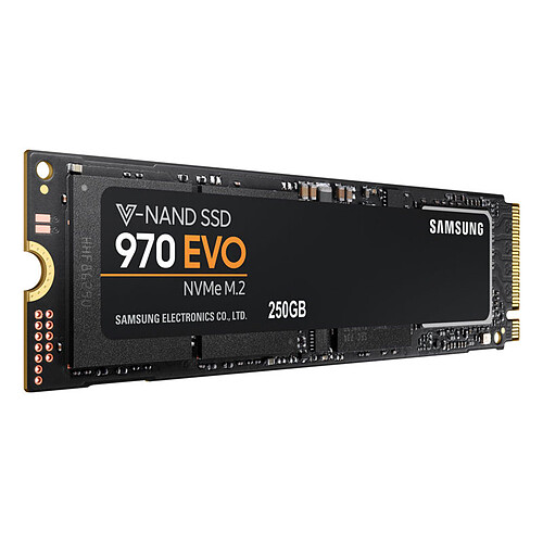 Samsung SSD 970 EVO M.2 PCIe NVMe 250 Go pas cher