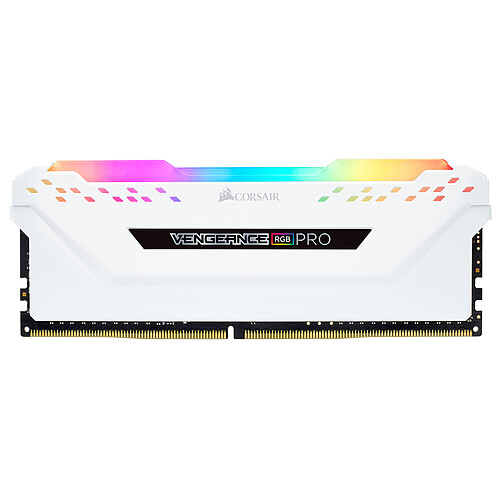 Corsair Vengeance RGB PRO Series 64 Go (8x 8 Go) DDR4 3200 MHz CL16 Blanc pas cher