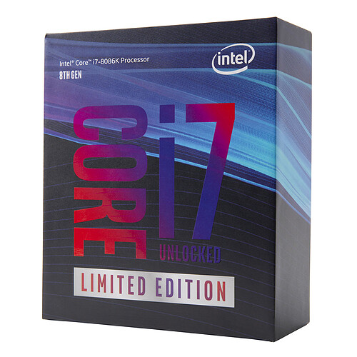 Intel Core i7-8086K (4.0 GHz) - Limited Edition 40th Anniversary pas cher