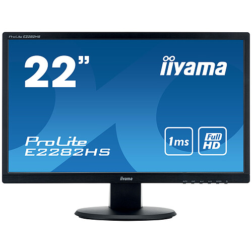 iiyama 22" LED - ProLite E2282HS-B1 pas cher