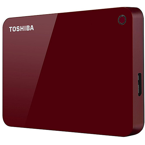Toshiba Canvio Advance 1 To Rouge pas cher