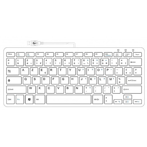 R-Go Tools Compact Keyboard Blanc pas cher