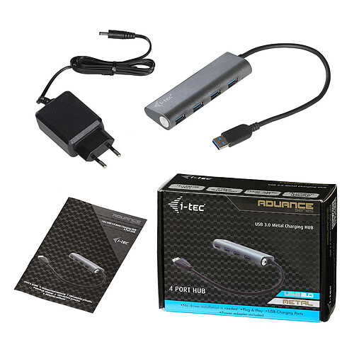 i-tec USB 3.0 Metal Charging Hub 4 Port pas cher