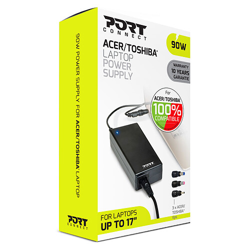 PORT Connect Acer/Toshiba Power Supply (90W) pas cher