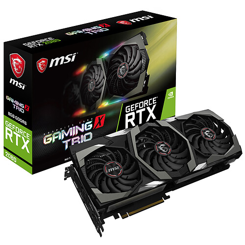 MSI GeForce RTX 2080 GAMING X TRIO pas cher