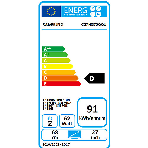 Samsung 27" QLED - LC27HG70 pas cher