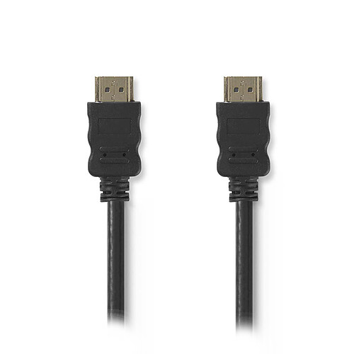 Nedis Câble HDMI haute vitesse avec Ethernet Noir (2 mètres) pas cher