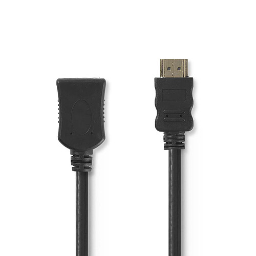 Nedis Câble HDMI plat haute vitesse avec Ethernet Noir (1.5 mètre) pas cher