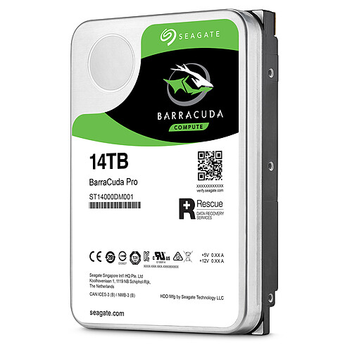 Seagate BarraCuda Pro 14 To (ST14000DM001) pas cher
