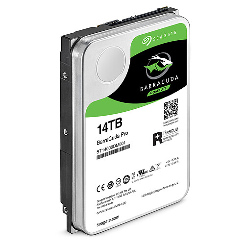 Seagate BarraCuda Pro 14 To (ST14000DM001) pas cher