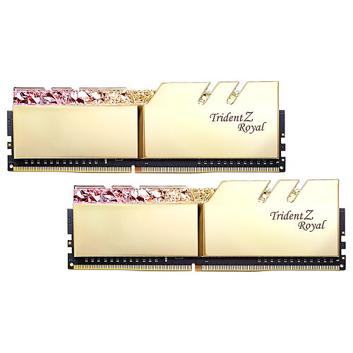 G.Skill Trident Z Royal 16 Go (2 x 8 Go) DDR4 4266 MHz CL19 - Or pas cher