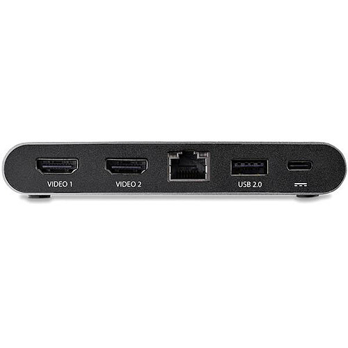 StarTech.com Station d'accueil USB Type-C à double affichage HDMI 4K pour PC portable pas cher