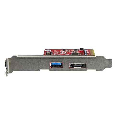 StarTech.com Carte contrôleur PCI-E (1 port USB 3.1 Type A et 1 port eSATA) pas cher