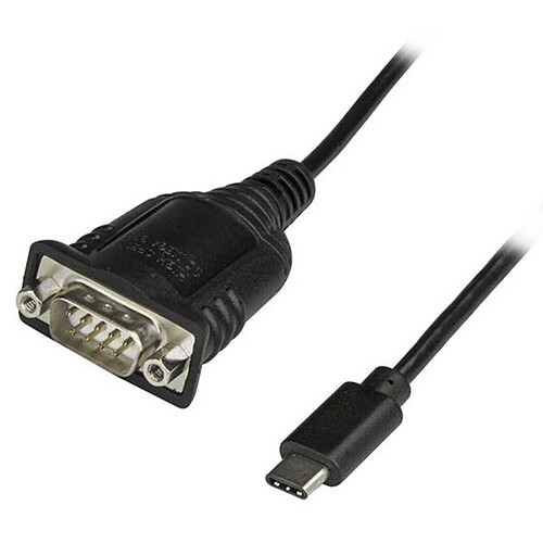 StarTech.com Câble adaptateur USB-C vers série DB9 RS232 avec rétention COM pas cher