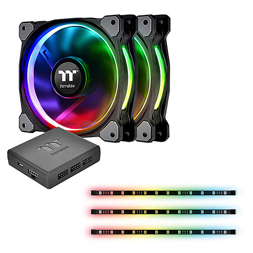 Thermaltake Riing Plus 12 RGB Premium Edition Combo Kit pas cher