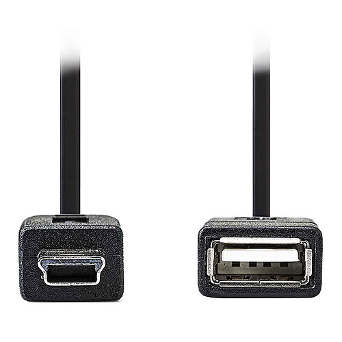 Nedis Câble USB/Mini USB OTG - 0.2 m pas cher