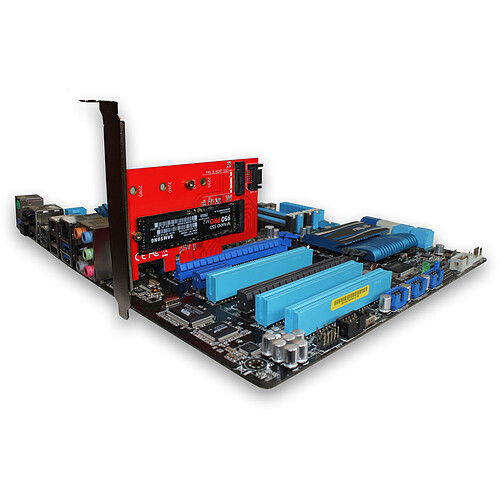 i-tec PCI-E 2x M.2 Card (PCE2M2) pas cher