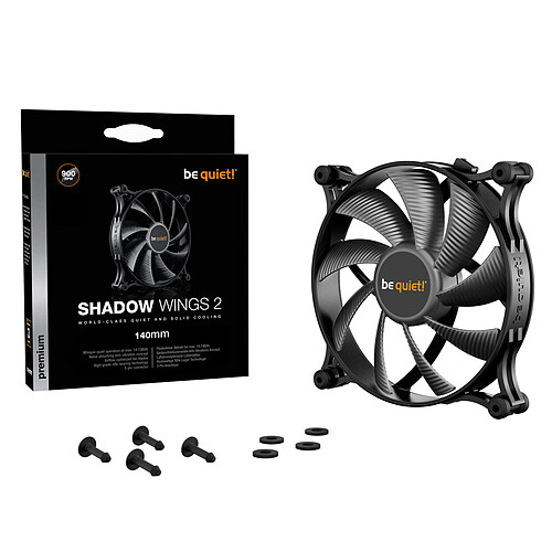be quiet! Shadow Wings 2 140mm pas cher