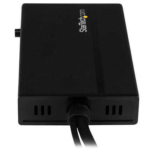 StarTech.com Adaptateur audio/vidéo - Convertisseur 3-en-1 HDMI vers DisplayPort VGA ou DVI - Noir pas cher