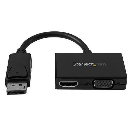 StarTech.com Adaptateur DisplayPort vers VGA ou HDMI - Noir pas cher