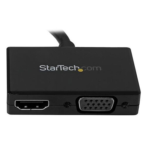 StarTech.com Adaptateur DisplayPort vers VGA ou HDMI - Noir pas cher