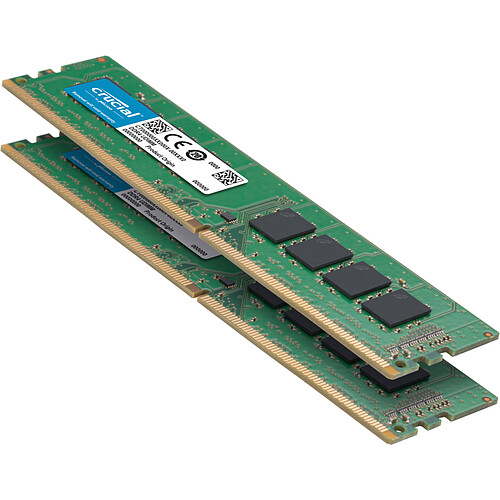 Crucial DDR4 32 Go (2 x 16 Go) 3200 MHz CL22 DR X8 pas cher
