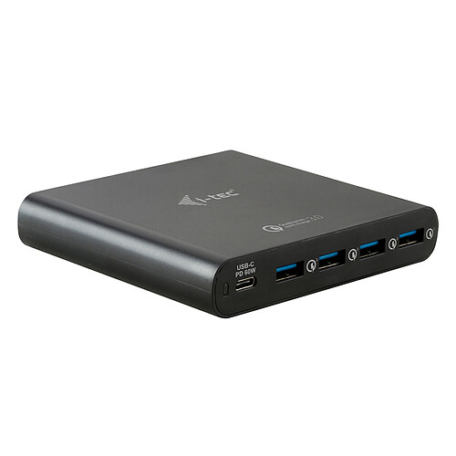 i-tec Chargeur universel USB-C Power Delivery + 4 sorties USB-A QC 3.0, 80 W pas cher